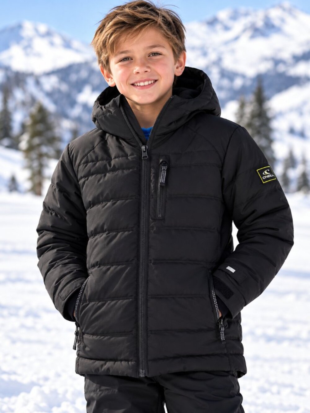 O'Neill Blue Youth Size 10 Waterproof Ski Snowboard Winter Jacket – Black